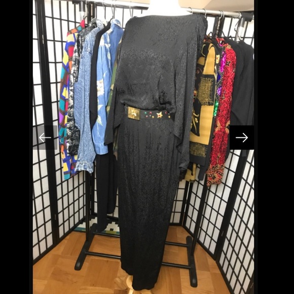 Vintage Silk Jumpsuit - Picture 3 of 8